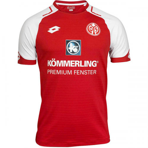 2017-18 FSV Mainz 05 Home Soccer Jersey Shirt
